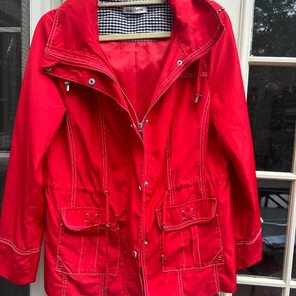 Christine Laure Rain Parka Jacket, Euro T1/US S, Purchased in France